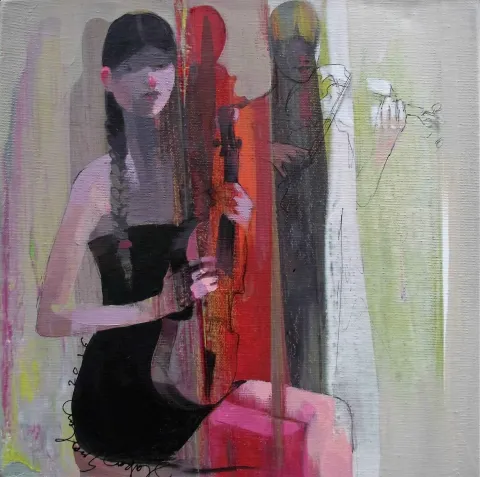"Untitled" eseri HAKAN ERASLAN tarafından 2016 yılında 25x25 cm ölçülerinde Tuval üzeri akrilik boya tekniği ile yapılmıştır.