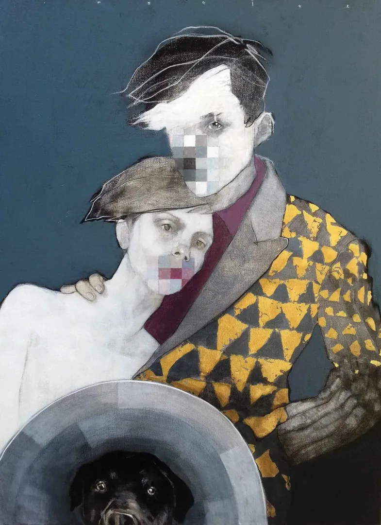 ERCAN AYÇİÇEK — “Sus ve Burnundan Nefes Al”, 2016 "Sus ve Burnundan Nefes Al" eseri ERCAN AYÇİÇEK tarafından 2016 yılında 120x90 cm ölçülerinde Tuval üzeri akrilik boya tekniği ile yapılmıştır.