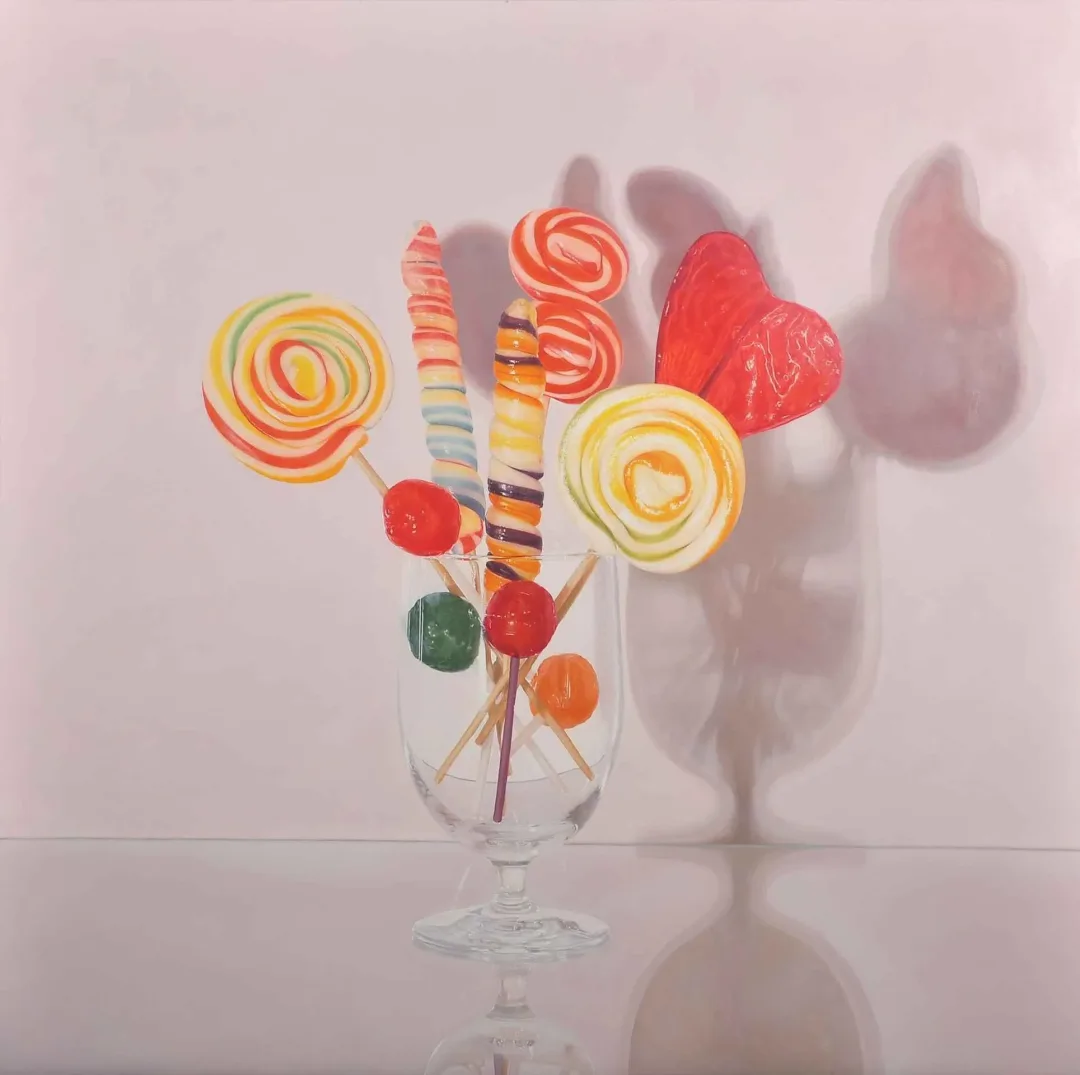 MERYEM UZUNOĞLU — “Son Lolipop”, 2014 "Son Lolipop" eseri MERYEM UZUNOĞLU tarafından 2014 yılında 120x120 cm ölçülerinde Tuval üzeri akrilik boya tekniği ile yapılmıştır.
