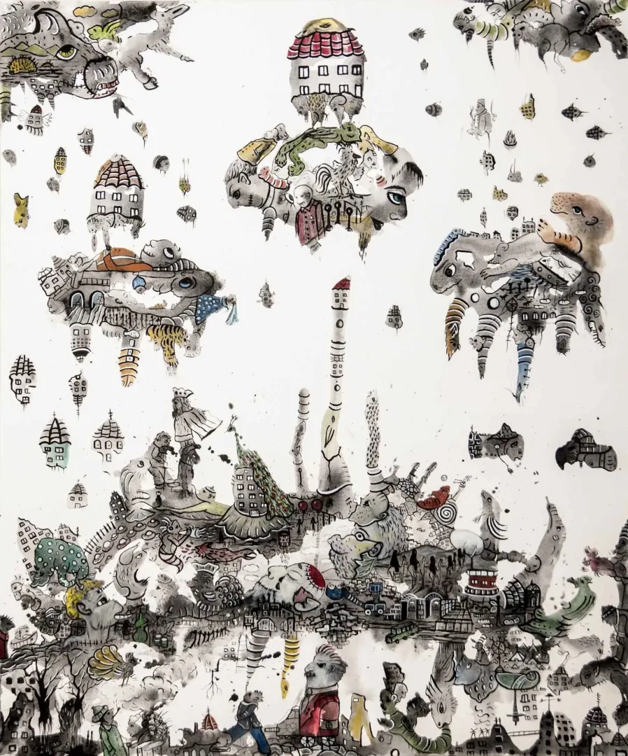 NESLİHAN ÖZGENÇ ERDOĞDU — “İsimsiz”, 2016 "İsimsiz" eseri NESLİHAN ÖZGENÇ ERDOĞDU tarafından 2016 yılında 120x100 cm ölçülerinde Tuval üzeri akrilik ve yağlı boya tekniği ile yapılmıştır.