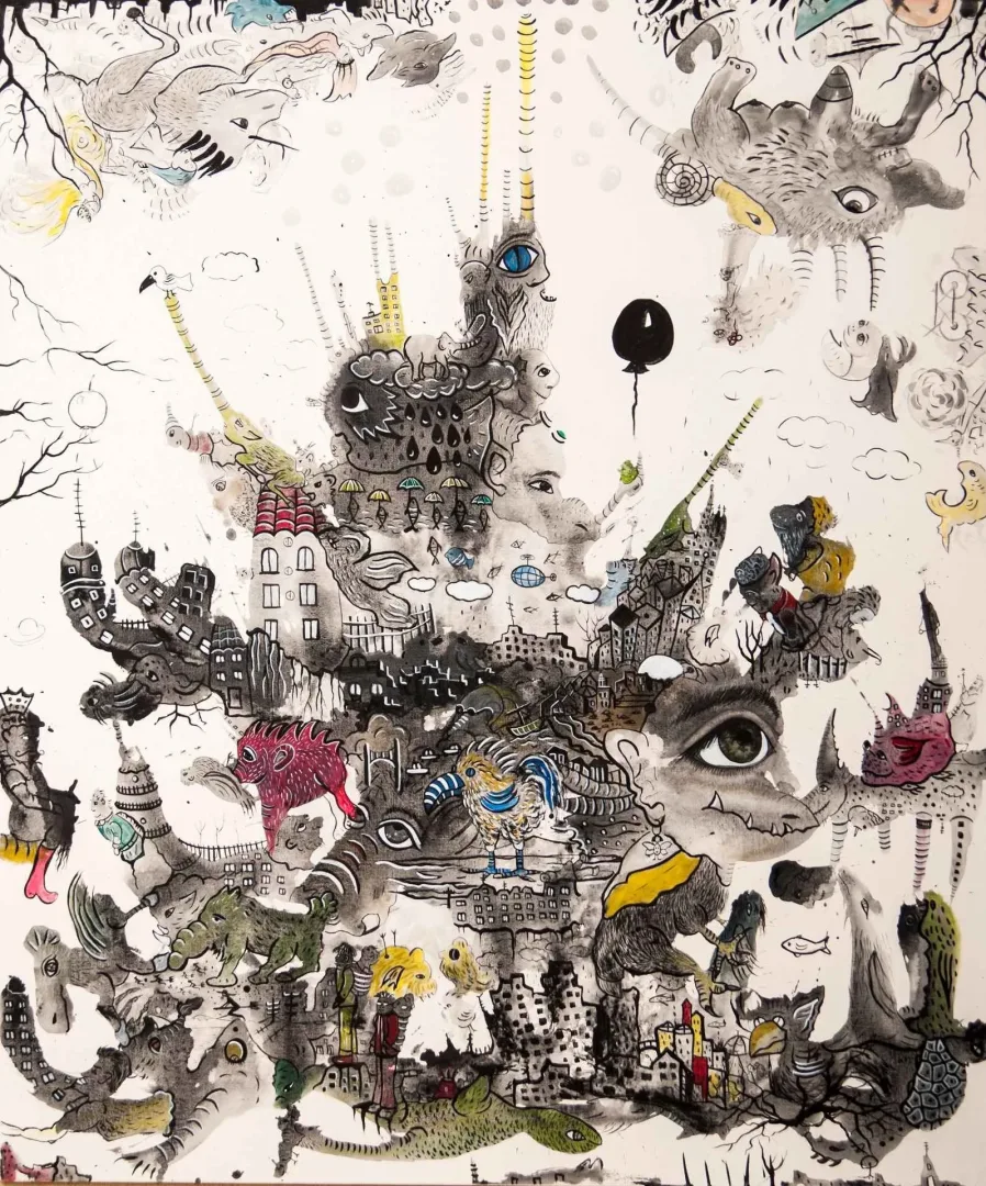 NESLİHAN ÖZGENÇ ERDOĞDU — “İsimsiz”, 2016 "İsimsiz" eseri NESLİHAN ÖZGENÇ ERDOĞDU tarafından 2016 yılında 120x100 cm ölçülerinde Tuval üzeri akrilik ve yağlı boya tekniği ile yapılmıştır.