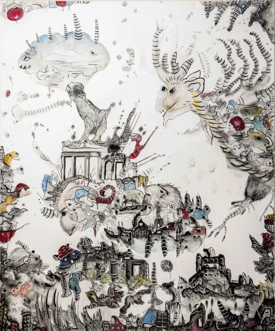 NESLİHAN ÖZGENÇ ERDOĞDU — “İsimsiz”, 2016 "İsimsiz" eseri NESLİHAN ÖZGENÇ ERDOĞDU tarafından 2016 yılında 120x100 cm ölçülerinde Tuval üzeri akrilik ve yağlı boya tekniği ile yapılmıştır.