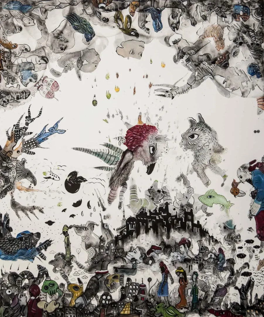 NESLİHAN ÖZGENÇ ERDOĞDU — “İsimsiz”, 2016 "İsimsiz" eseri NESLİHAN ÖZGENÇ ERDOĞDU tarafından 2016 yılında 120x100 cm ölçülerinde Tuval üzeri akrilik ve yağlı boya tekniği ile yapılmıştır.