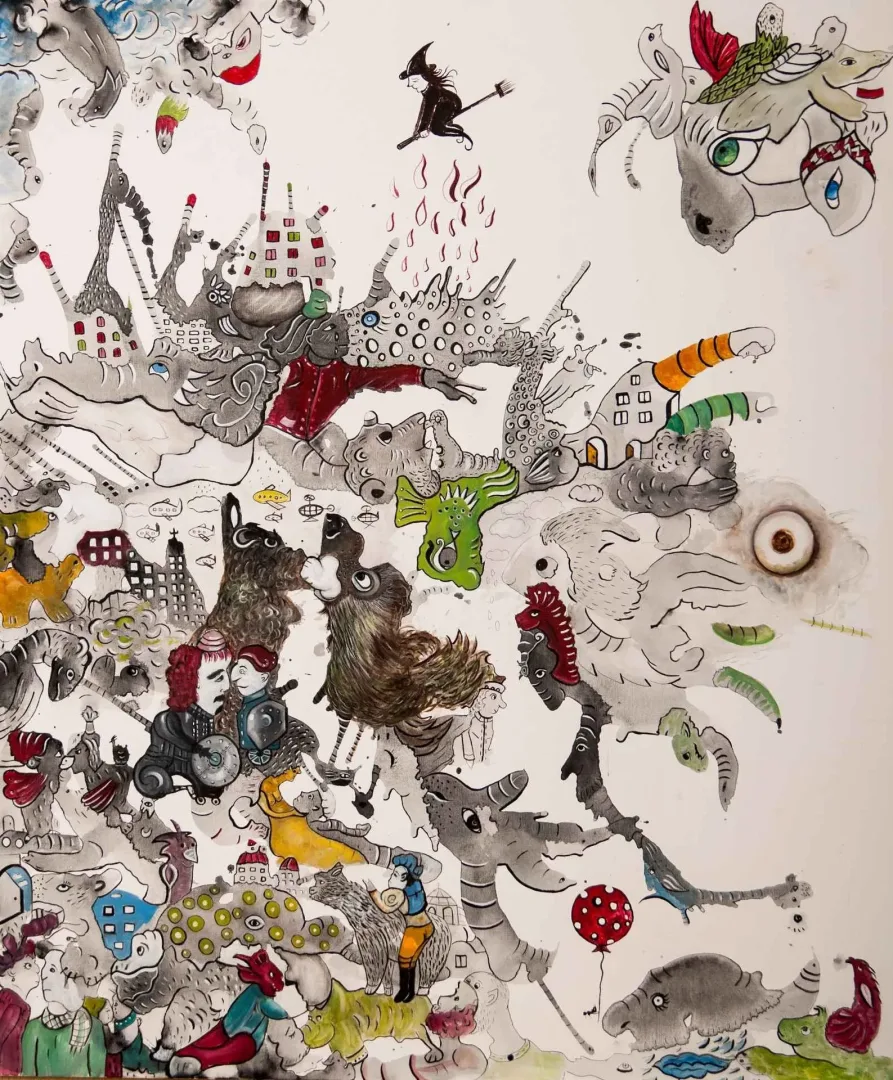 NESLİHAN ÖZGENÇ ERDOĞDU — “İsimsiz”, 2016 "İsimsiz" eseri NESLİHAN ÖZGENÇ ERDOĞDU tarafından 2016 yılında 120x100 cm ölçülerinde Tuval üzeri akrilik ve yağlı boya tekniği ile yapılmıştır.