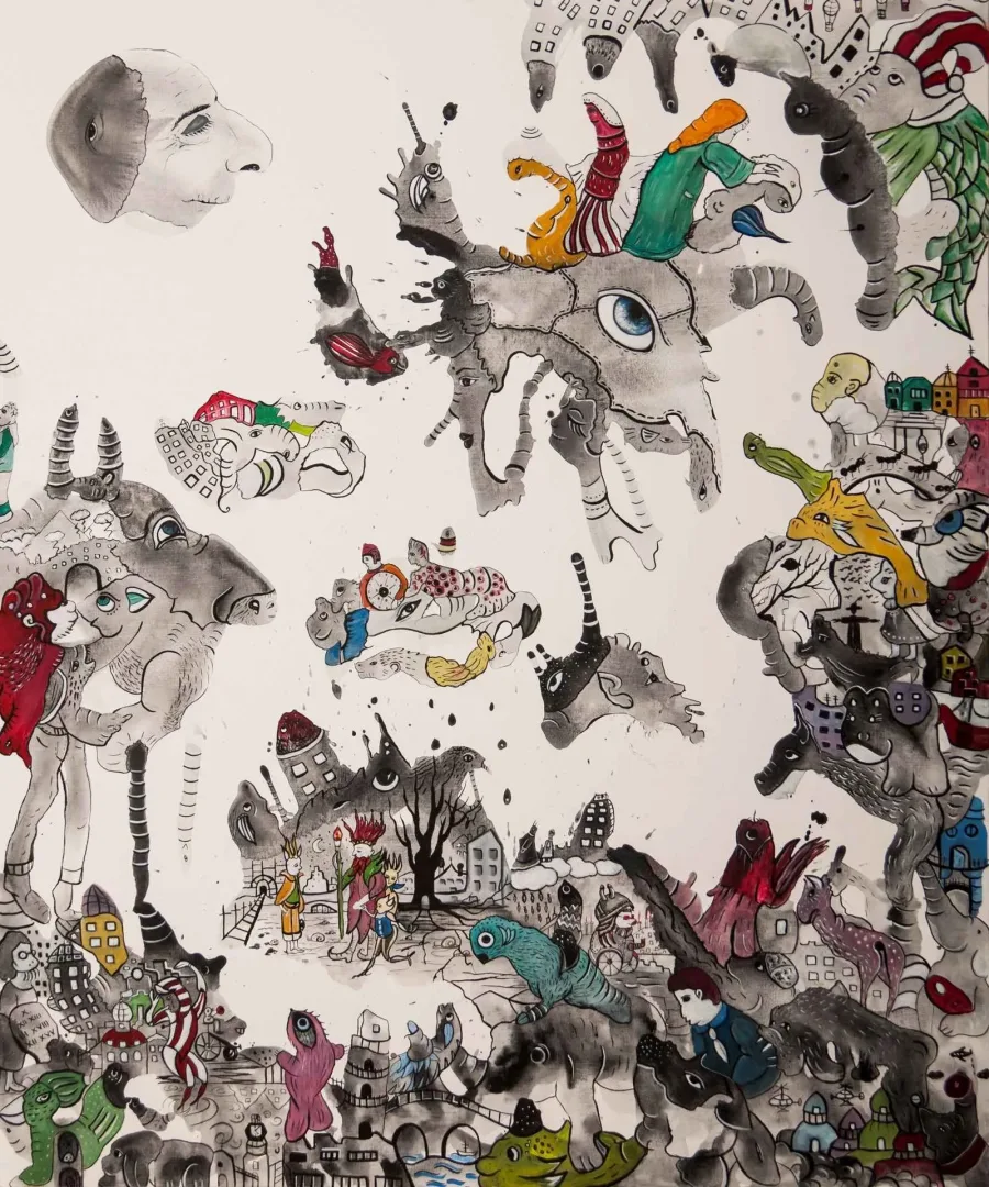 NESLİHAN ÖZGENÇ ERDOĞDU — “İsimsiz”, 2016 "İsimsiz" eseri NESLİHAN ÖZGENÇ ERDOĞDU tarafından 2016 yılında 120x100 cm ölçülerinde Tuval üzeri akrilik ve yağlı boya tekniği ile yapılmıştır.