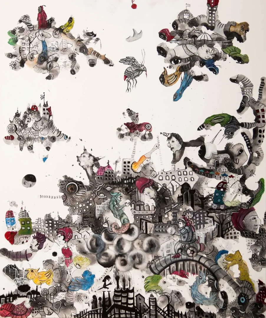 NESLİHAN ÖZGENÇ ERDOĞDU — “İsimsiz”, 2016 "İsimsiz" eseri NESLİHAN ÖZGENÇ ERDOĞDU tarafından 2016 yılında 120x100 cm ölçülerinde Tuval üzeri akrilik ve yağlı boya tekniği ile yapılmıştır.