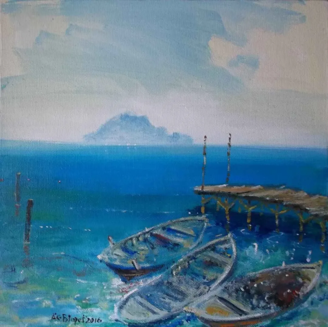 CELAL BİNZET — “isimsiz”, 2016 "isimsiz" eseri CELAL BİNZET tarafından 2016 yılında 25x25 cm ölçülerinde Tuval üzeri yağlı boya tekniği ile yapılmıştır.
