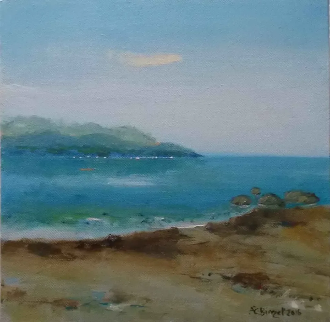 CELAL BİNZET — “isimsiz”, 2016 "isimsiz" eseri CELAL BİNZET tarafından 2016 yılında 25x25 cm ölçülerinde Tuval üzeri yağlı boya tekniği ile yapılmıştır.