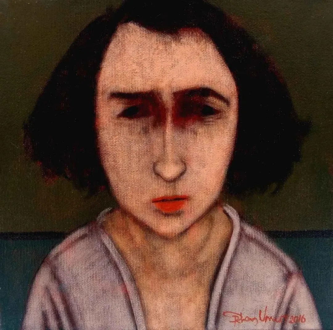 ORHAN UMUT — “isimsiz”, 2016 "isimsiz" eseri ORHAN UMUT tarafından 2016 yılında 25x25 cm ölçülerinde Tuval üzeri akrilik boya tekniği ile yapılmıştır.