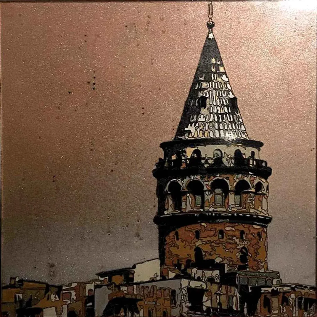 EMRE LÜLE — “isimsiz”, 2016 "isimsiz" eseri EMRE LÜLE tarafından 2016 yılında 25x25 cm ölçülerinde Poliplastik tekniği ile yapılmıştır.