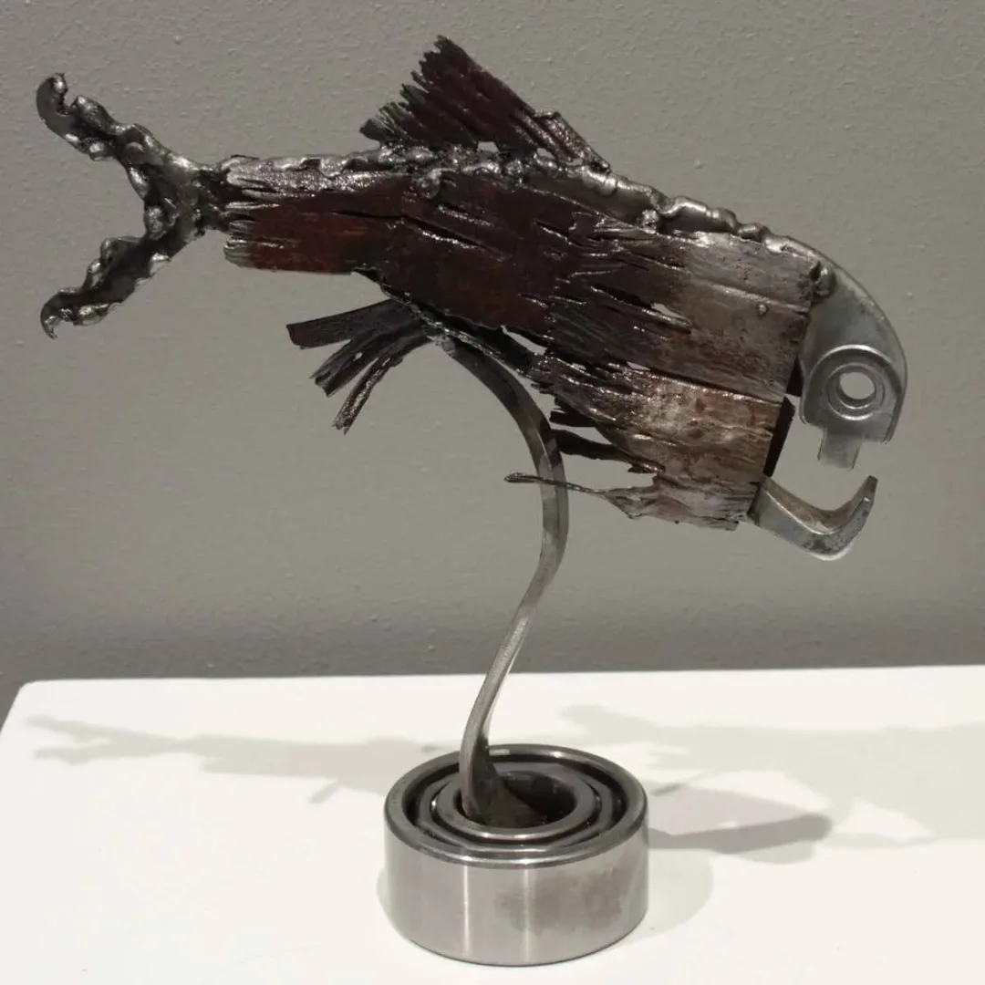 ASAF ERDEMLİ — “Balık”, 2016 "Balık" eseri ASAF ERDEMLİ tarafından 2016 yılında Metal tekniği ile yapılmıştır.