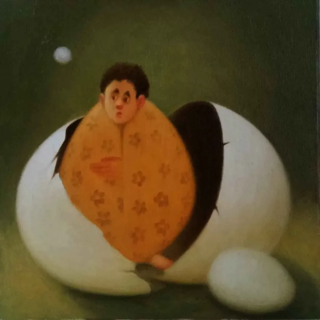 ÖMER EKEN — “Doğum”, 2016 "Doğum" eseri ÖMER EKEN tarafından 2016 yılında 25x25 cm ölçülerinde Tuval üzeri yağlı boya tekniği ile yapılmıştır.