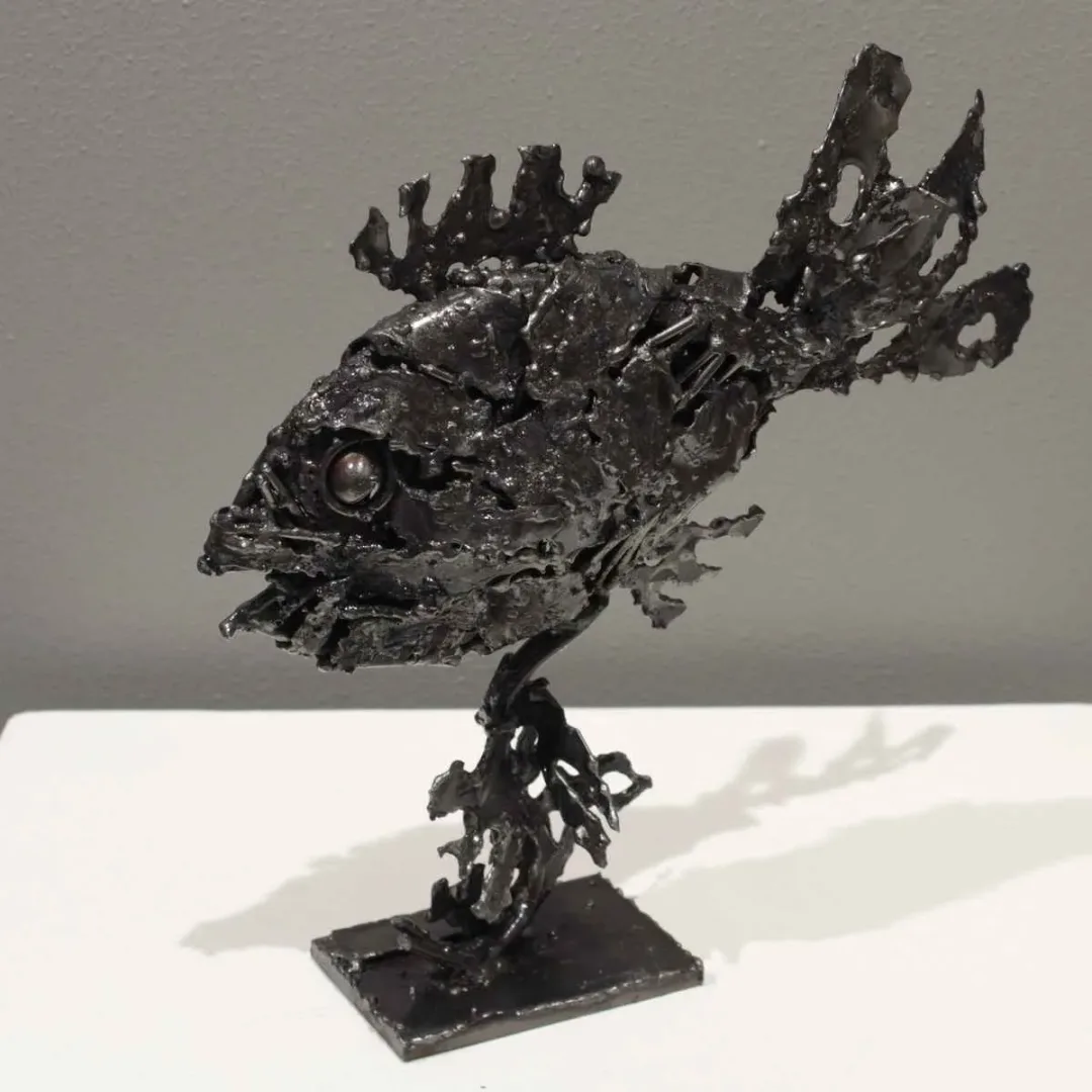 MURAT YILDIRIMÇAKAR — “Balık”, 2016 "Balık" eseri MURAT YILDIRIMÇAKAR tarafından 2016 yılında 25x23x8 cm ölçülerinde Metal tekniği ile yapılmıştır.