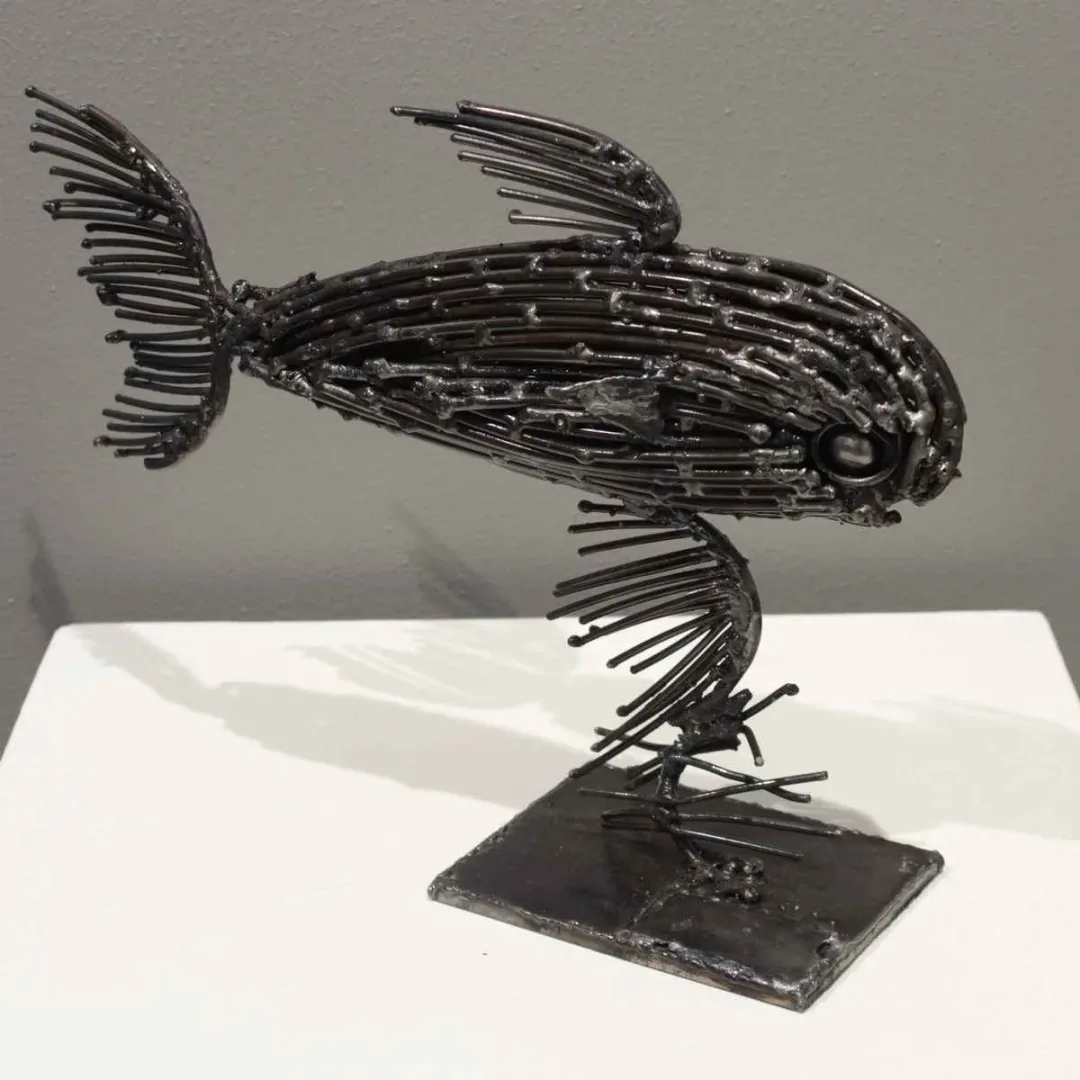 MURAT YILDIRIMÇAKAR — “Balık”, 2016 "Balık" eseri MURAT YILDIRIMÇAKAR tarafından 2016 yılında 30x23x9 cm ölçülerinde Metal tekniği ile yapılmıştır.