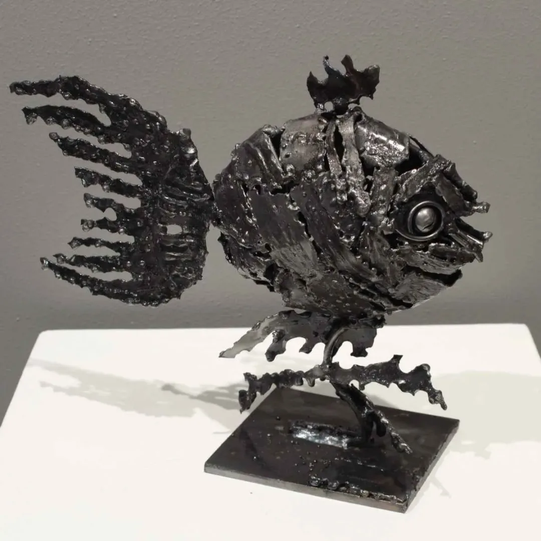 MURAT YILDIRIMÇAKAR — “Balık”, 2016 "Balık" eseri MURAT YILDIRIMÇAKAR tarafından 2016 yılında 30x24x11 cm ölçülerinde Metal tekniği ile yapılmıştır.