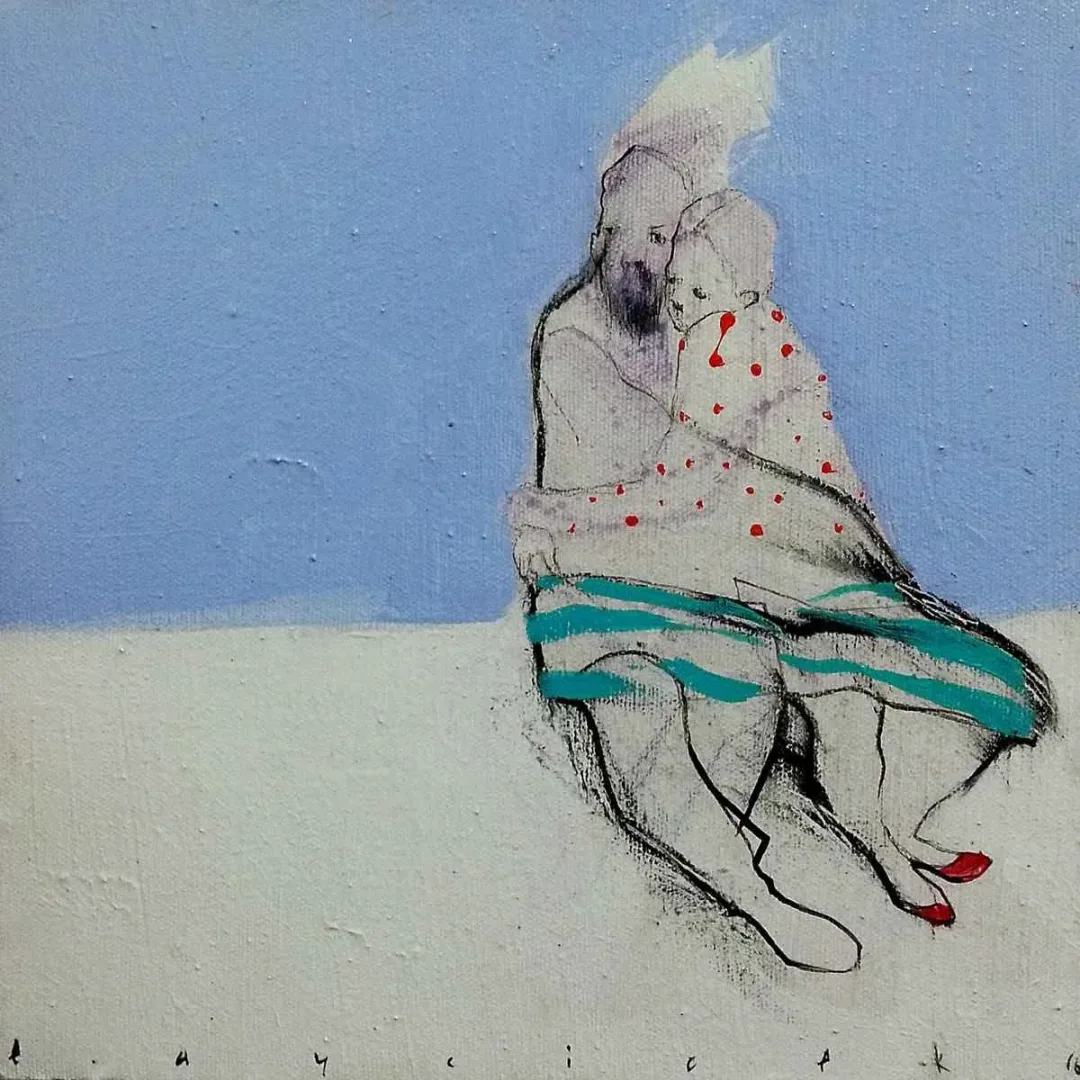 ERCAN AYÇİÇEK — “isimsiz”, 2016 "isimsiz" eseri ERCAN AYÇİÇEK tarafından 2016 yılında 25x25 cm ölçülerinde Tuval üzeri akrilik boya tekniği ile yapılmıştır.