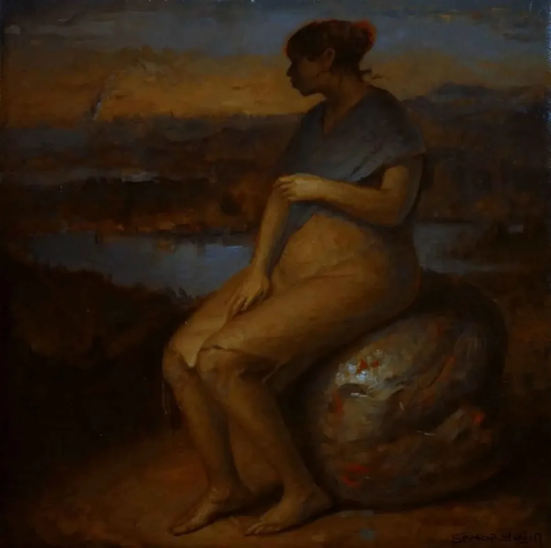 SERTAP YEĞİN — “izleyen”, 2016 "izleyen" eseri SERTAP YEĞİN tarafından 2016 yılında 25x25 cm ölçülerinde Tuval üzeri yağlı boya tekniği ile yapılmıştır.