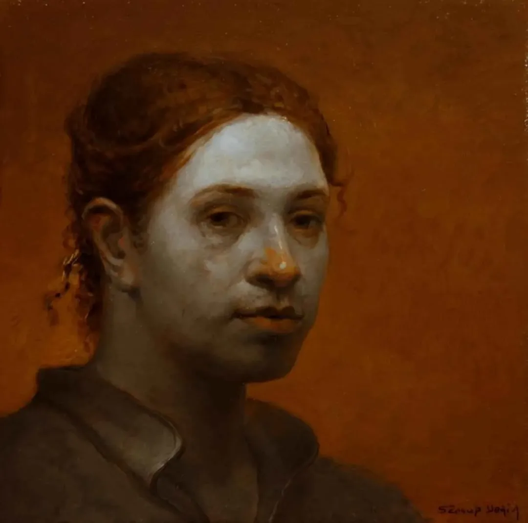 SERTAP YEĞİN — “portre”, 2016 "portre" eseri SERTAP YEĞİN tarafından 2016 yılında 25x25 cm ölçülerinde Tuval üzeri yağlı boya tekniği ile yapılmıştır.