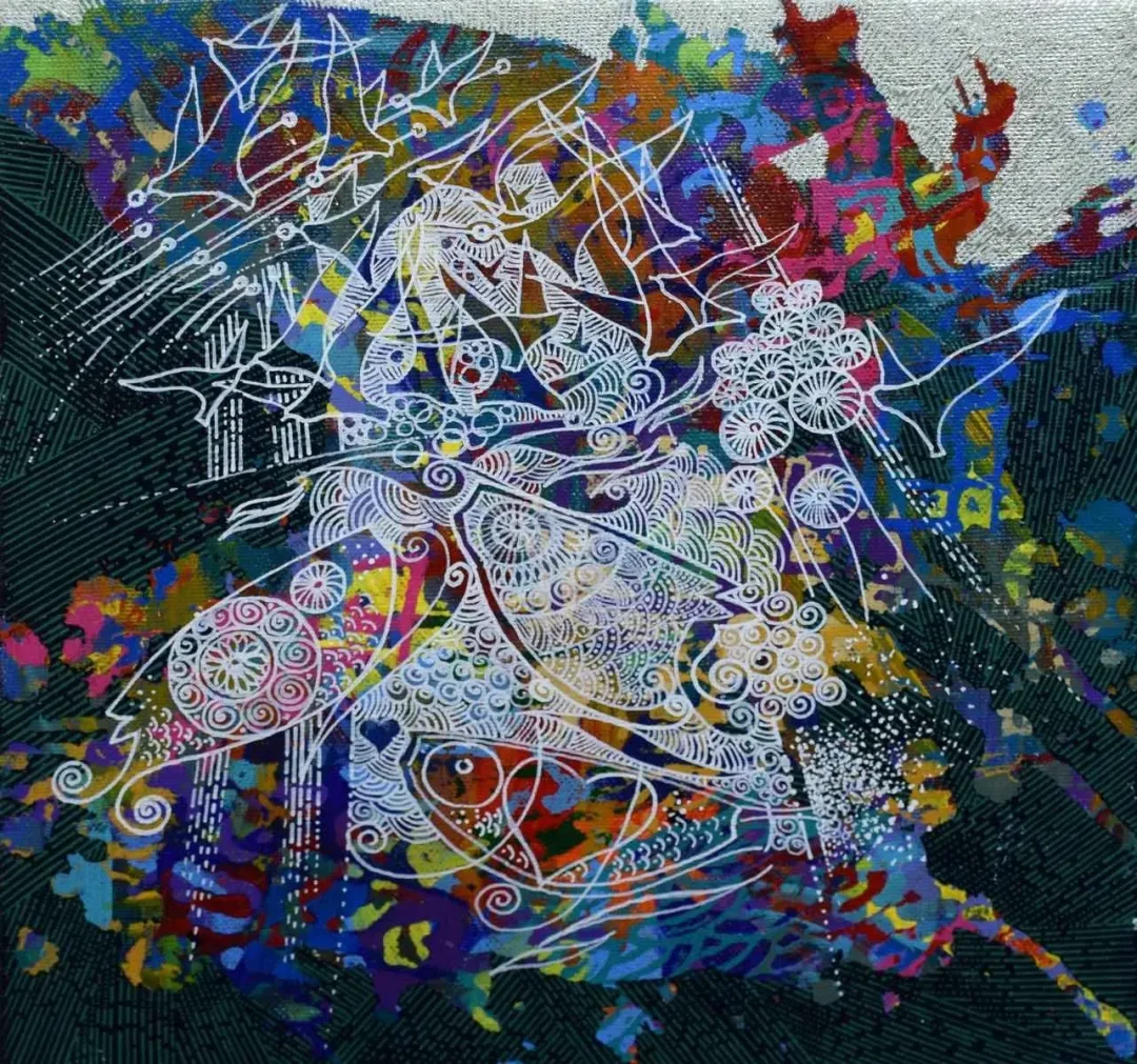 ENGİN KORKMAZ — “isimsiz”, 2016 "isimsiz" eseri ENGİN KORKMAZ tarafından 2016 yılında 25x25 cm ölçülerinde Tuval üzeri akrilik boya tekniği ile yapılmıştır.