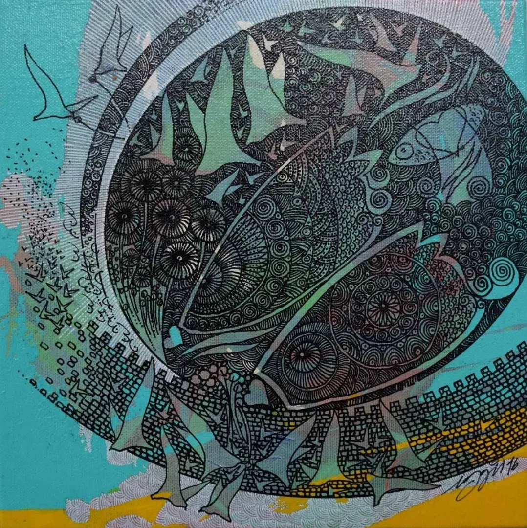ENGİN KORKMAZ — “isimsiz”, 2016 "isimsiz" eseri ENGİN KORKMAZ tarafından 2016 yılında 25x25 cm ölçülerinde Tuval üzeri akrilik boya tekniği ile yapılmıştır.