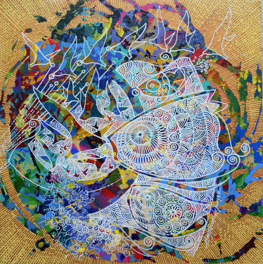 ENGİN KORKMAZ — “isimsiz”, 2016 "isimsiz" eseri ENGİN KORKMAZ tarafından 2016 yılında 25x25 cm ölçülerinde Tuval üzeri akrilik boya tekniği ile yapılmıştır.