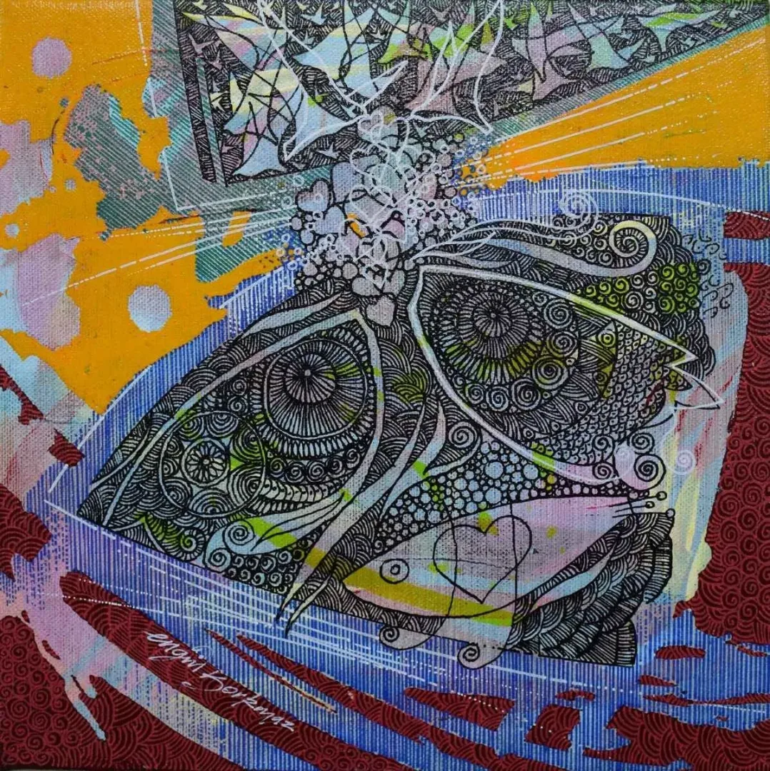 ENGİN KORKMAZ — “isimsiz”, 2016 "isimsiz" eseri ENGİN KORKMAZ tarafından 2016 yılında 25x25 cm ölçülerinde Tuval üzeri akrilik boya tekniği ile yapılmıştır.