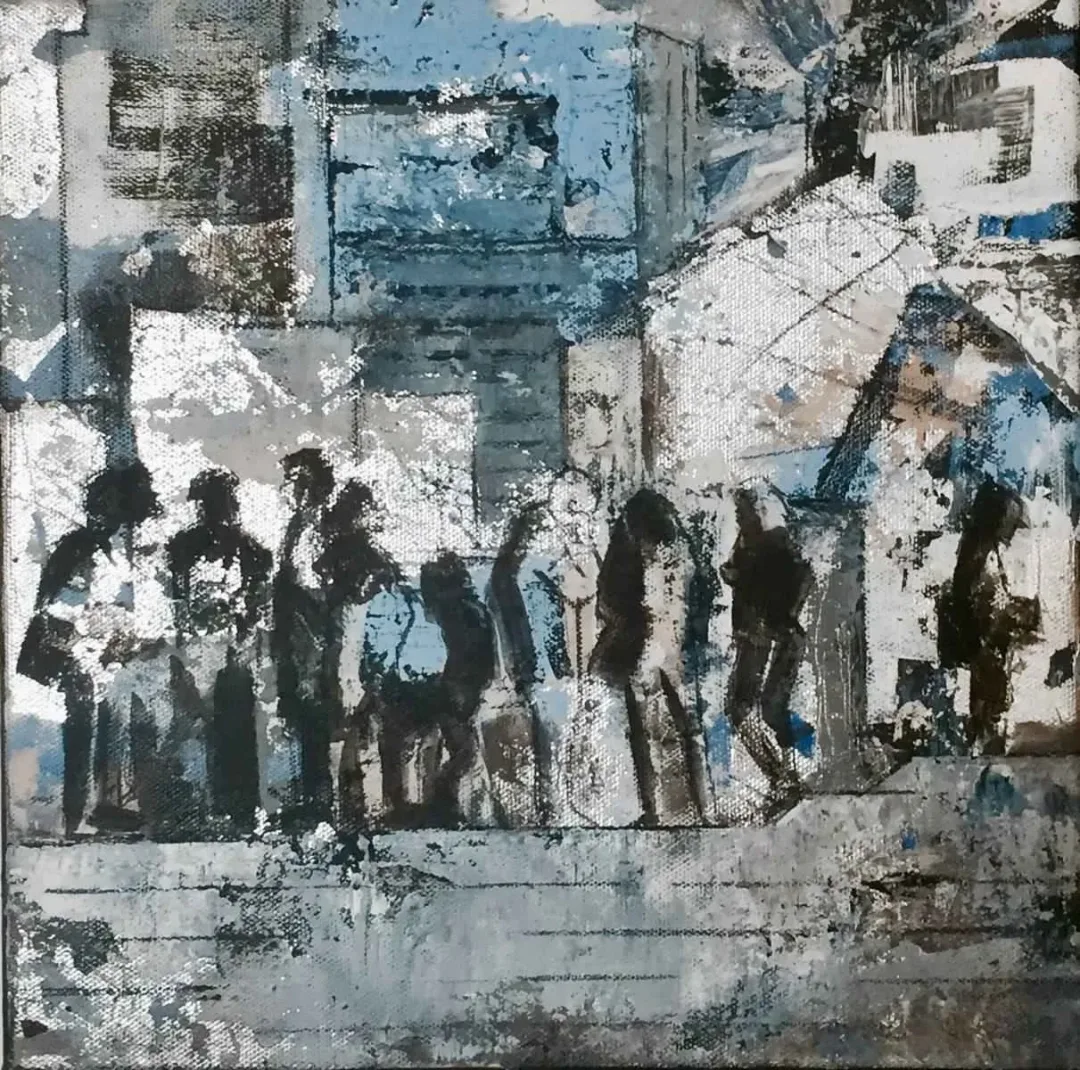EVREN TEMEL — “isimsiz”, 2016 "isimsiz" eseri EVREN TEMEL tarafından 2016 yılında 25x25 cm ölçülerinde Tuval üzeri yağlı boya tekniği ile yapılmıştır.