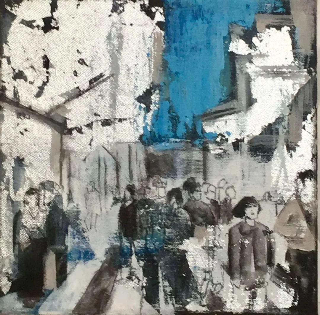 EVREN TEMEL — “isimsiz”, 2016 "isimsiz" eseri EVREN TEMEL tarafından 2016 yılında 25x25 cm ölçülerinde Tuval üzeri yağlı boya tekniği ile yapılmıştır.