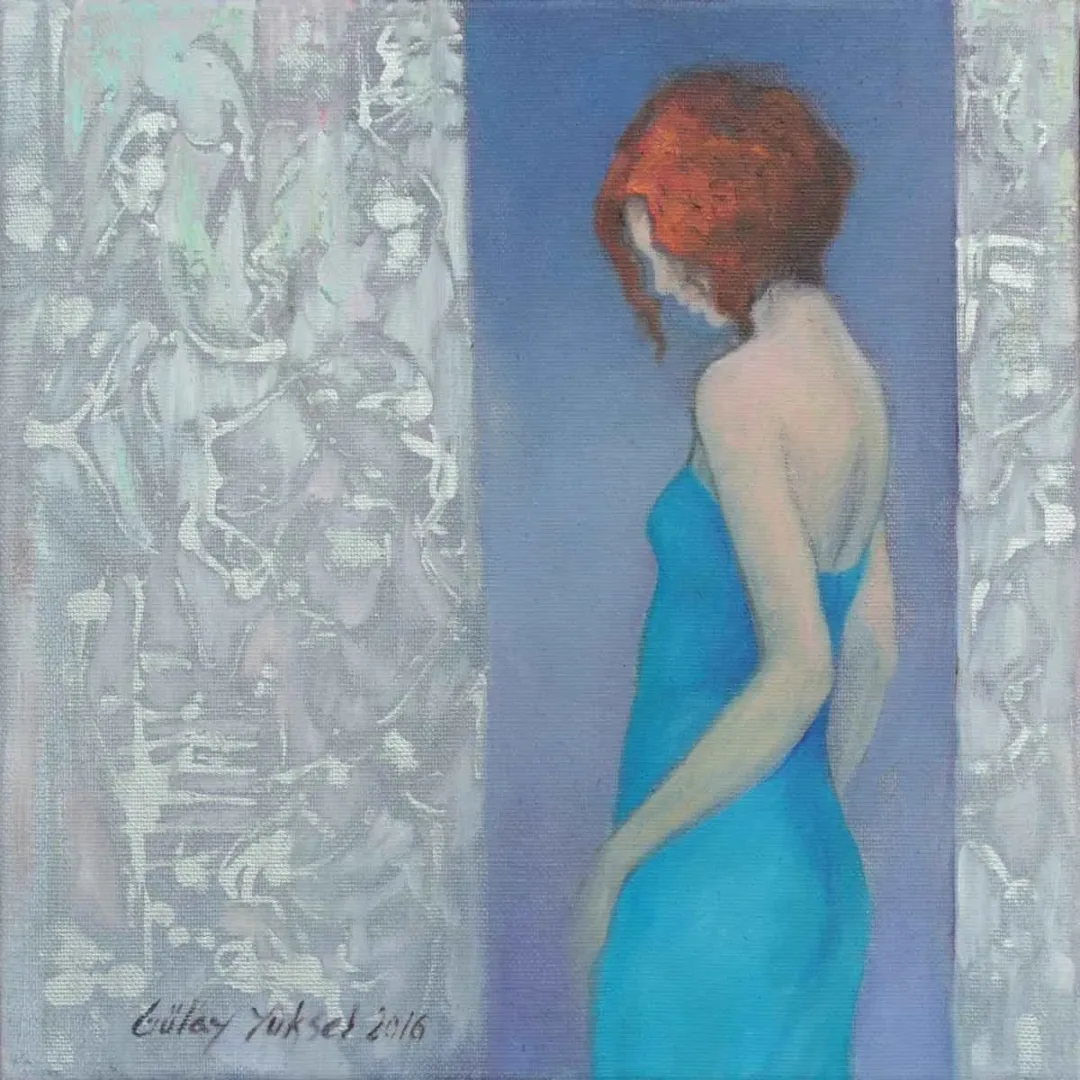 GÜLAY YÜKSEL — “isimsiz”, 2016 "isimsiz" eseri GÜLAY YÜKSEL tarafından 2016 yılında 25x25 cm ölçülerinde Tuval üzeri yağlı boya tekniği ile yapılmıştır.