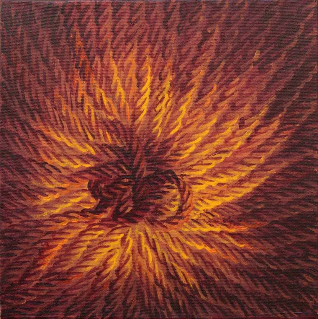 AHMET YEŞİL — “isimsiz”, 2016 "isimsiz" eseri AHMET YEŞİL tarafından 2016 yılında 25x25 cm ölçülerinde Tuval üzeri yağlı boya tekniği ile yapılmıştır.