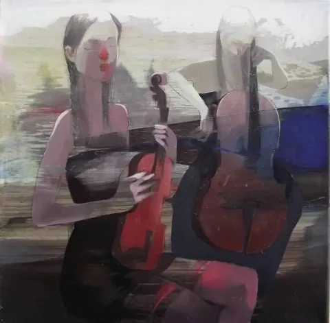 "isimsiz" eseri HAKAN ERASLAN tarafından 2016 yılında 25x25 cm ölçülerinde Tuval üzeri yağlı boya tekniği ile yapılmıştır.