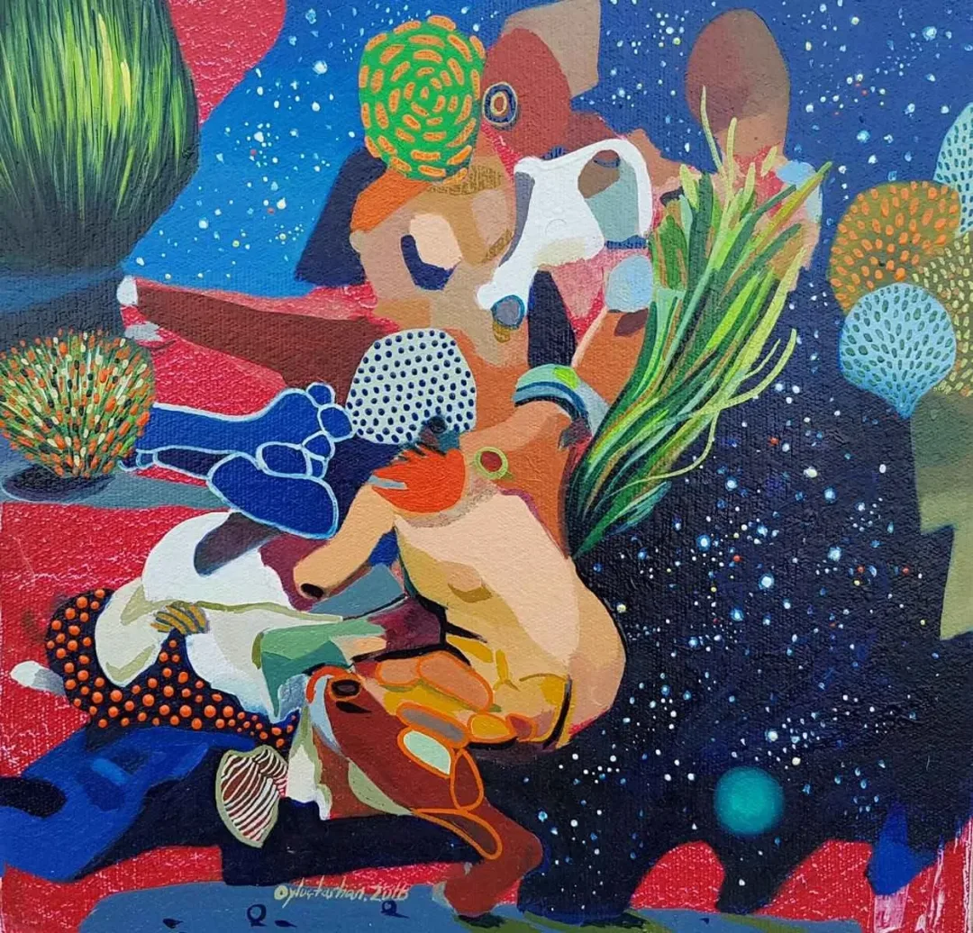 LEVENT OYLUÇTARHAN — “isimsiz”, 2016 "isimsiz" eseri LEVENT OYLUÇTARHAN tarafından 2016 yılında 25x25 cm ölçülerinde Tuval üzeri yağlı boya tekniği ile yapılmıştır.