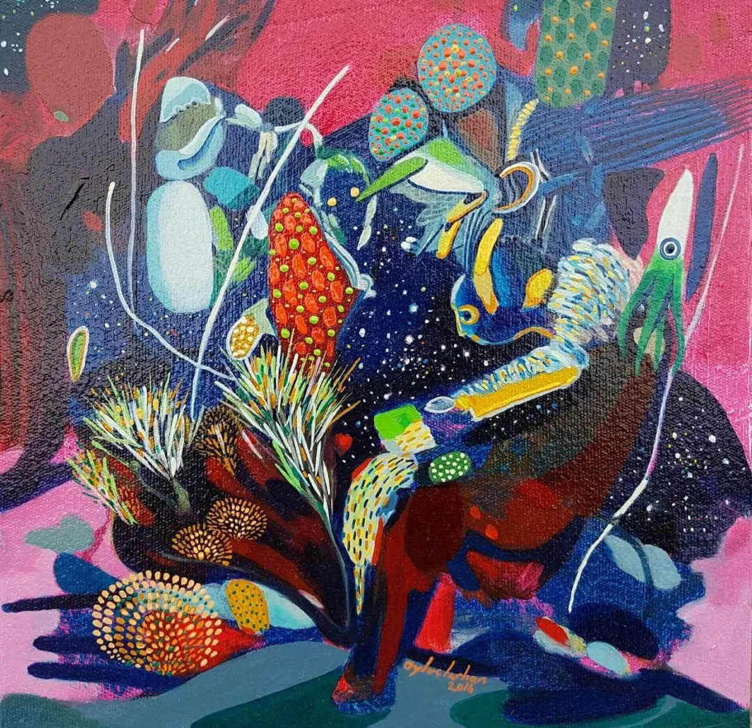 LEVENT OYLUÇTARHAN — “isimsiz”, 2016 "isimsiz" eseri LEVENT OYLUÇTARHAN tarafından 2016 yılında 25x25 cm ölçülerinde Tuval üzeri yağlı boya tekniği ile yapılmıştır.