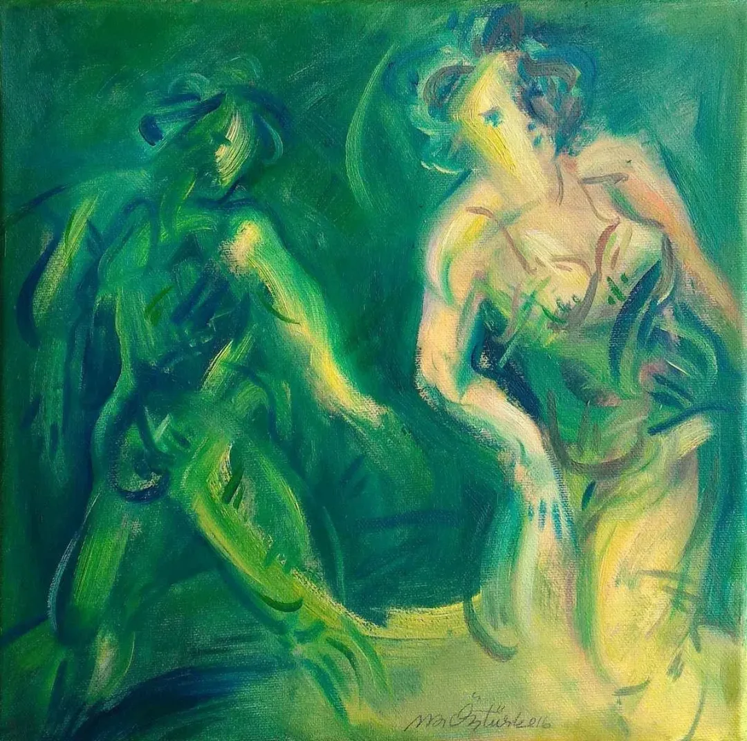 MAHMUT ÖZTÜRK — “Taciz”, 2016 "Taciz" eseri MAHMUT ÖZTÜRK tarafından 2016 yılında 25x25 cm ölçülerinde Tuval üzeri yağlı boya tekniği ile yapılmıştır.