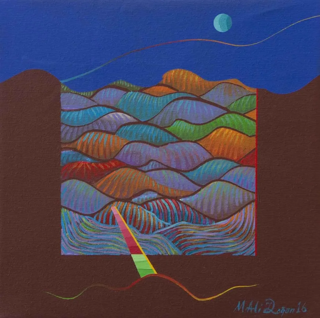 MEHMET ALİ DOĞAN — “isimsiz”, 2016 "isimsiz" eseri MEHMET ALİ DOĞAN tarafından 2016 yılında 25x25 cm ölçülerinde Tuval üzeri akrilik boya tekniği ile yapılmıştır.