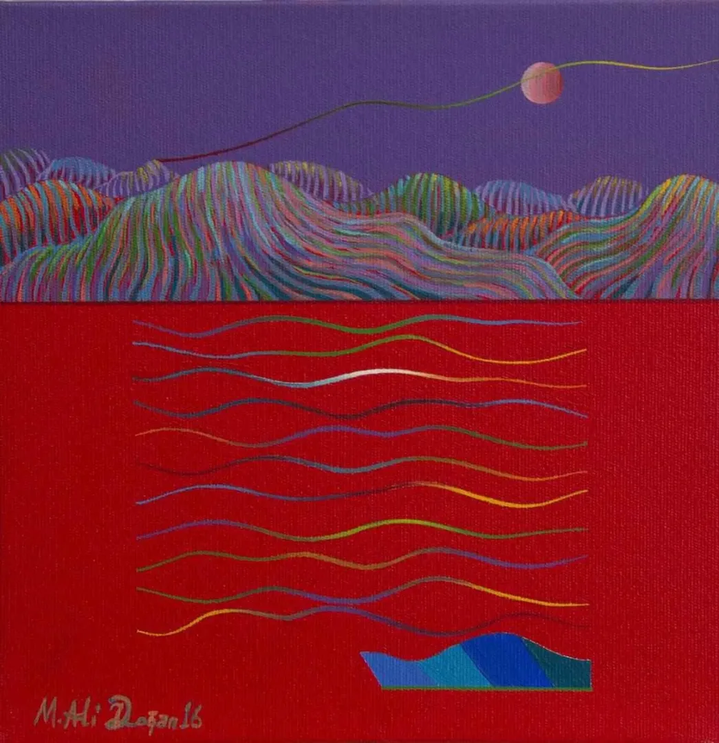 MEHMET ALİ DOĞAN — “isimsiz”, 2016 "isimsiz" eseri MEHMET ALİ DOĞAN tarafından 2016 yılında 25x25 cm ölçülerinde Tuval üzeri akrilik boya tekniği ile yapılmıştır.
