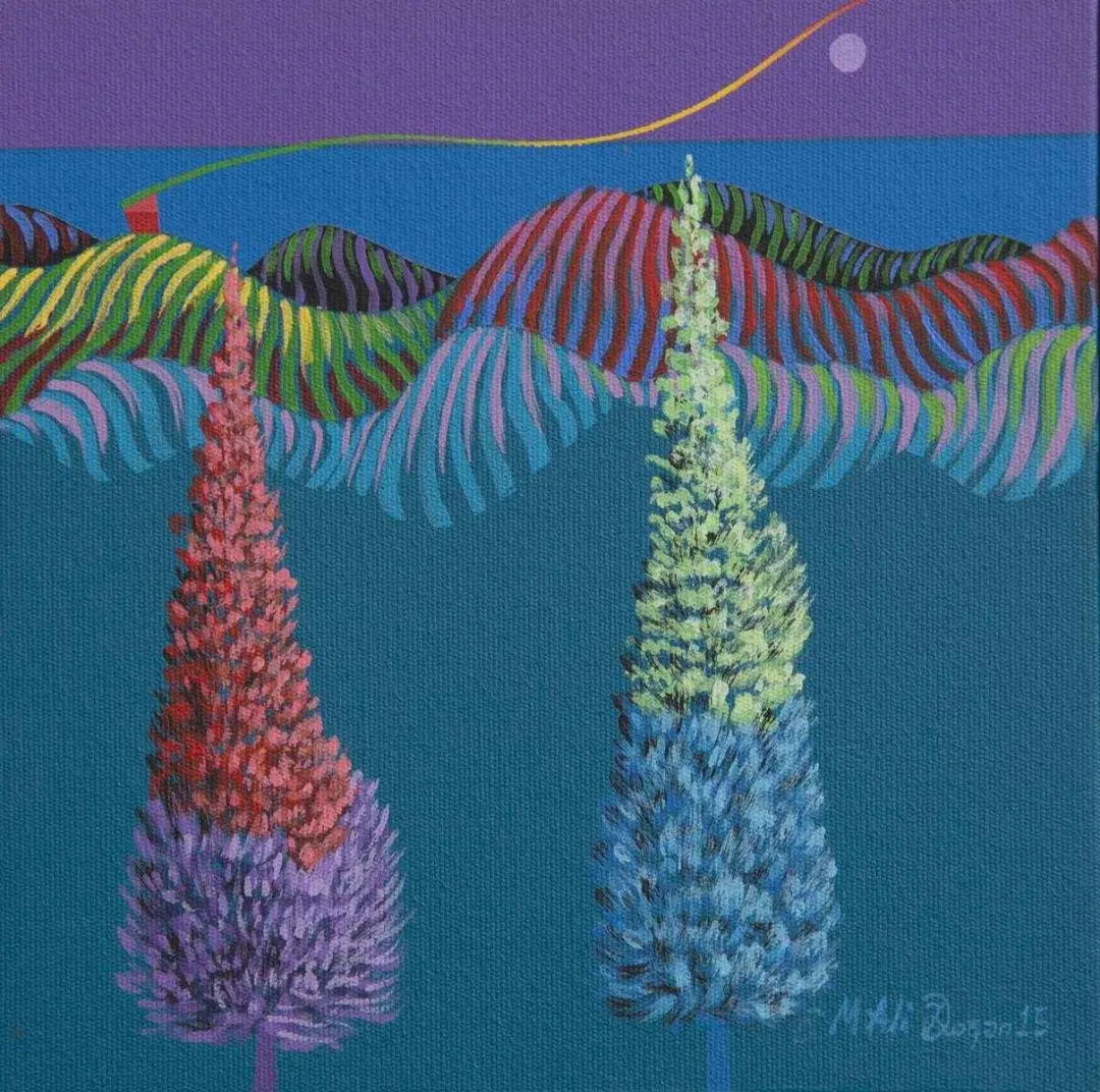 MEHMET ALİ DOĞAN — “isimsiz”, 2016 "isimsiz" eseri MEHMET ALİ DOĞAN tarafından 2016 yılında 25x25 cm ölçülerinde Tuval üzeri akrilik boya tekniği ile yapılmıştır.