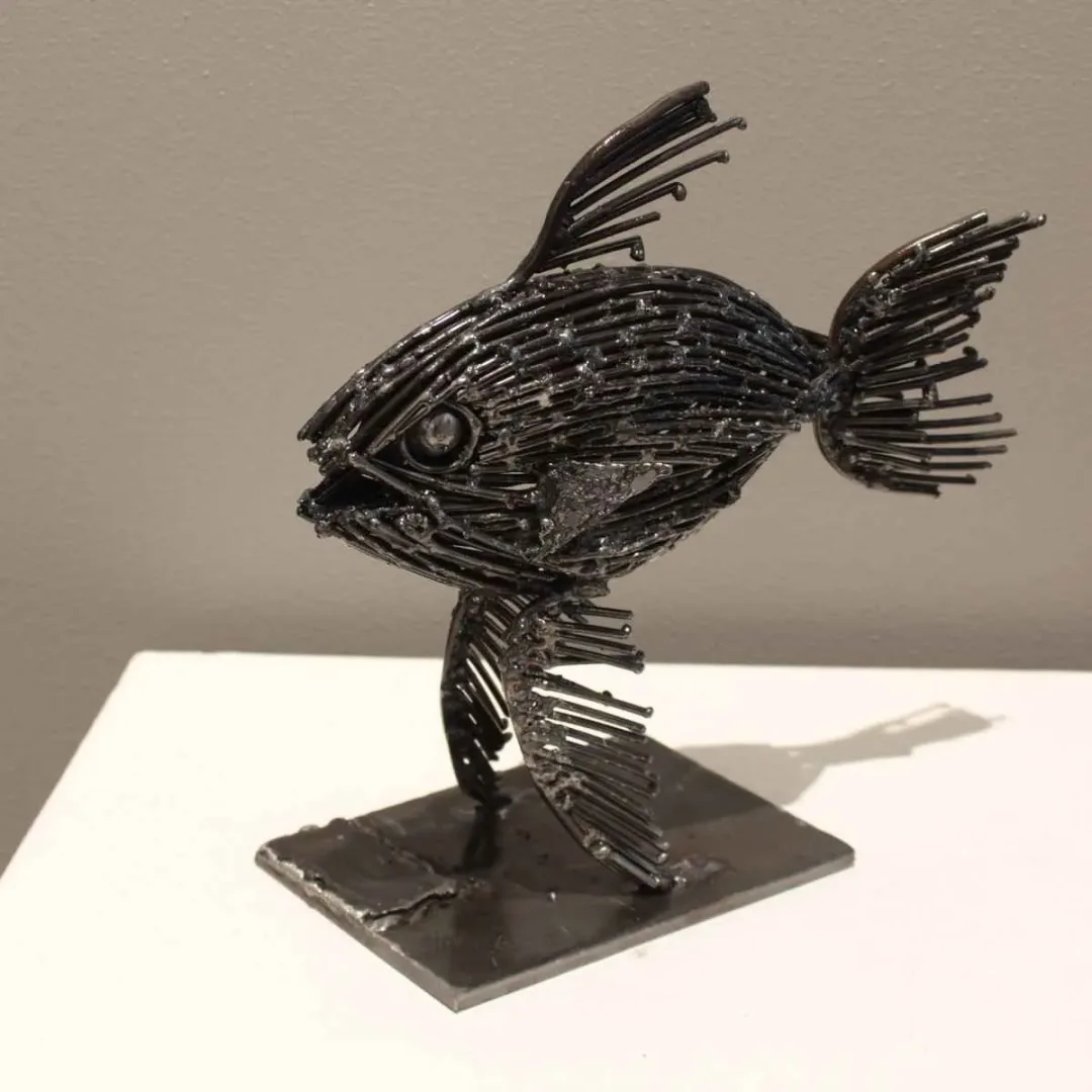 MURAT YILDIRIMÇAKAR — “Balık”, 2016 "Balık" eseri MURAT YILDIRIMÇAKAR tarafından 2016 yılında 23x23x11 cm ölçülerinde Metal tekniği ile yapılmıştır.