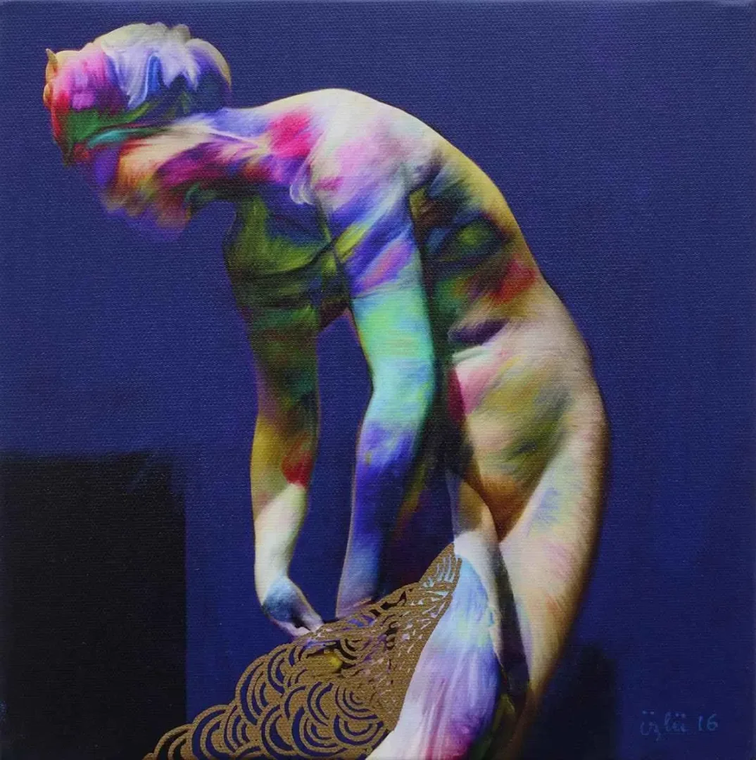 NECMETTİN ÖZLÜ — “isimsiz”, 2016 "isimsiz" eseri NECMETTİN ÖZLÜ tarafından 2016 yılında 25x25 cm ölçülerinde Tuval üzeri karışık teknik tekniği ile yapılmıştır.