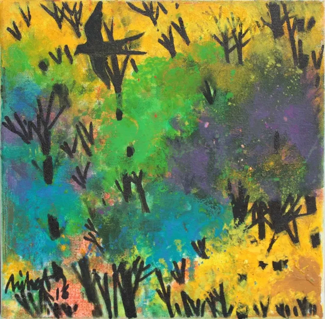 NİHAT KAHRAMAN — “isimsiz”, 2016 "isimsiz" eseri NİHAT KAHRAMAN tarafından 2016 yılında 25x25 cm ölçülerinde Tuval üzeri yağlı boya tekniği ile yapılmıştır.