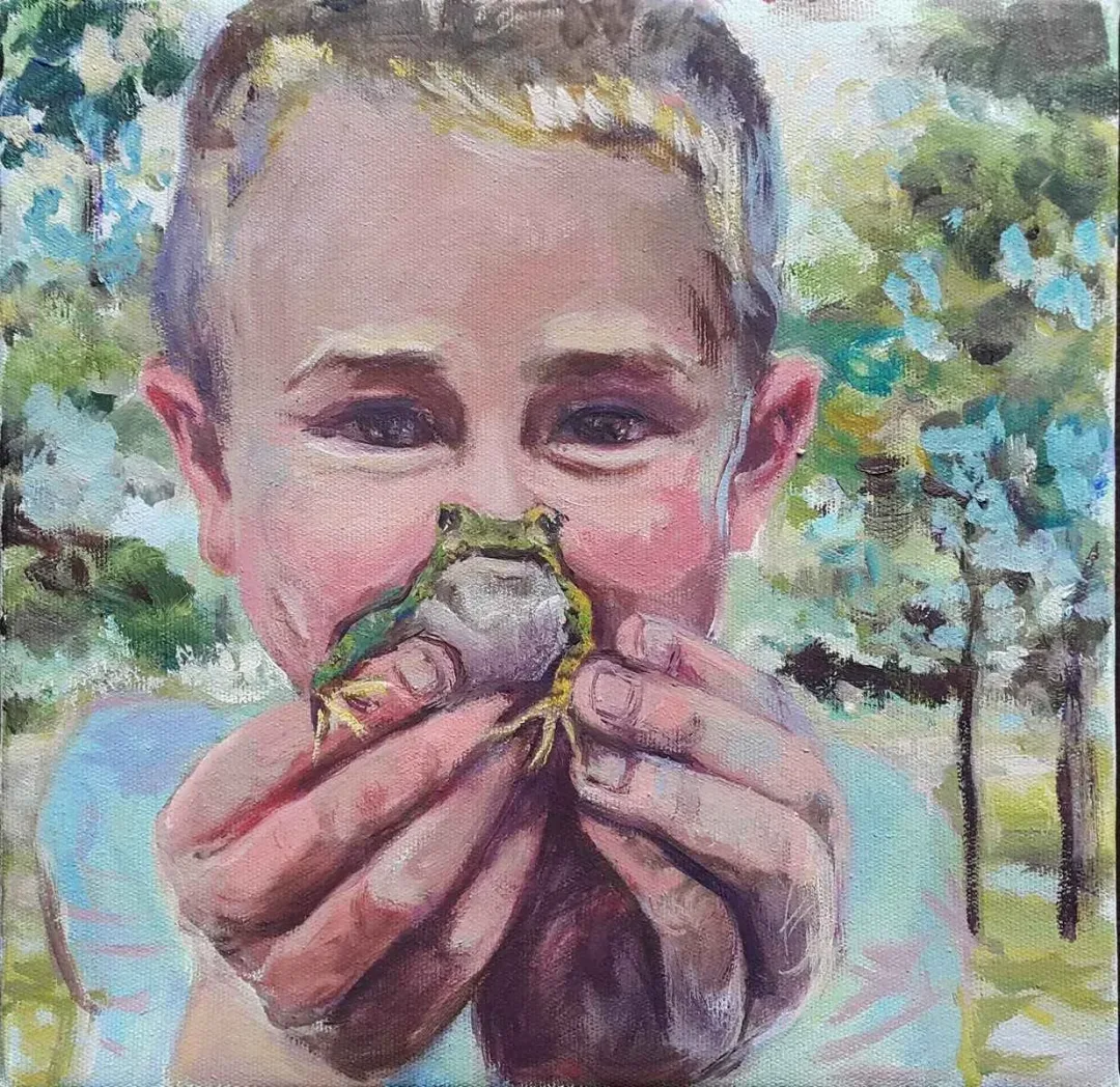 NİL KÖKEN — “isimsiz”, 2016 "isimsiz" eseri NİL KÖKEN tarafından 2016 yılında 25x25 cm ölçülerinde Tuval üzeri yağlı boya tekniği ile yapılmıştır.