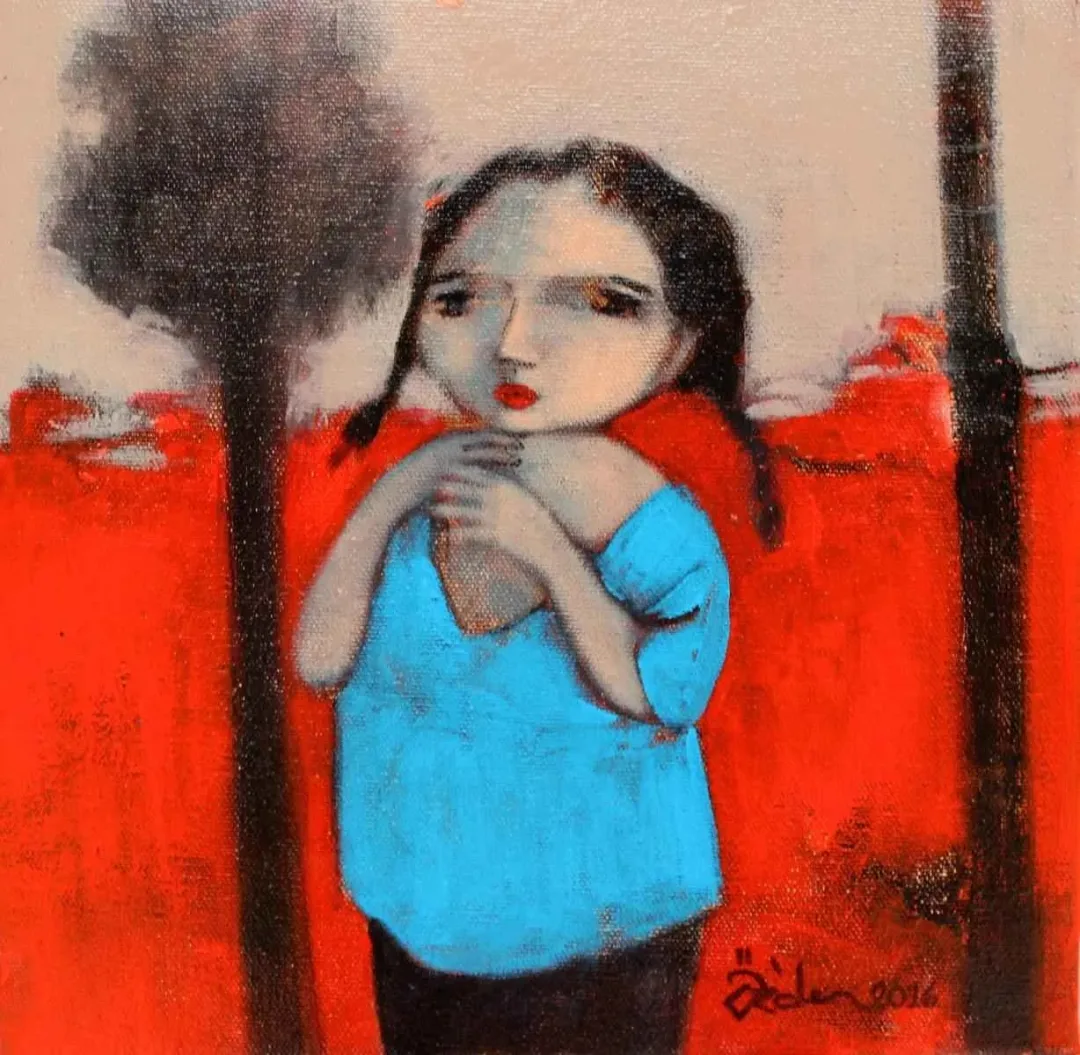 ÖZDEN GEZER — “isimsiz”, 2016 "isimsiz" eseri ÖZDEN GEZER tarafından 2016 yılında 25x25 cm ölçülerinde Tuval üzeri yağlı boya tekniği ile yapılmıştır.