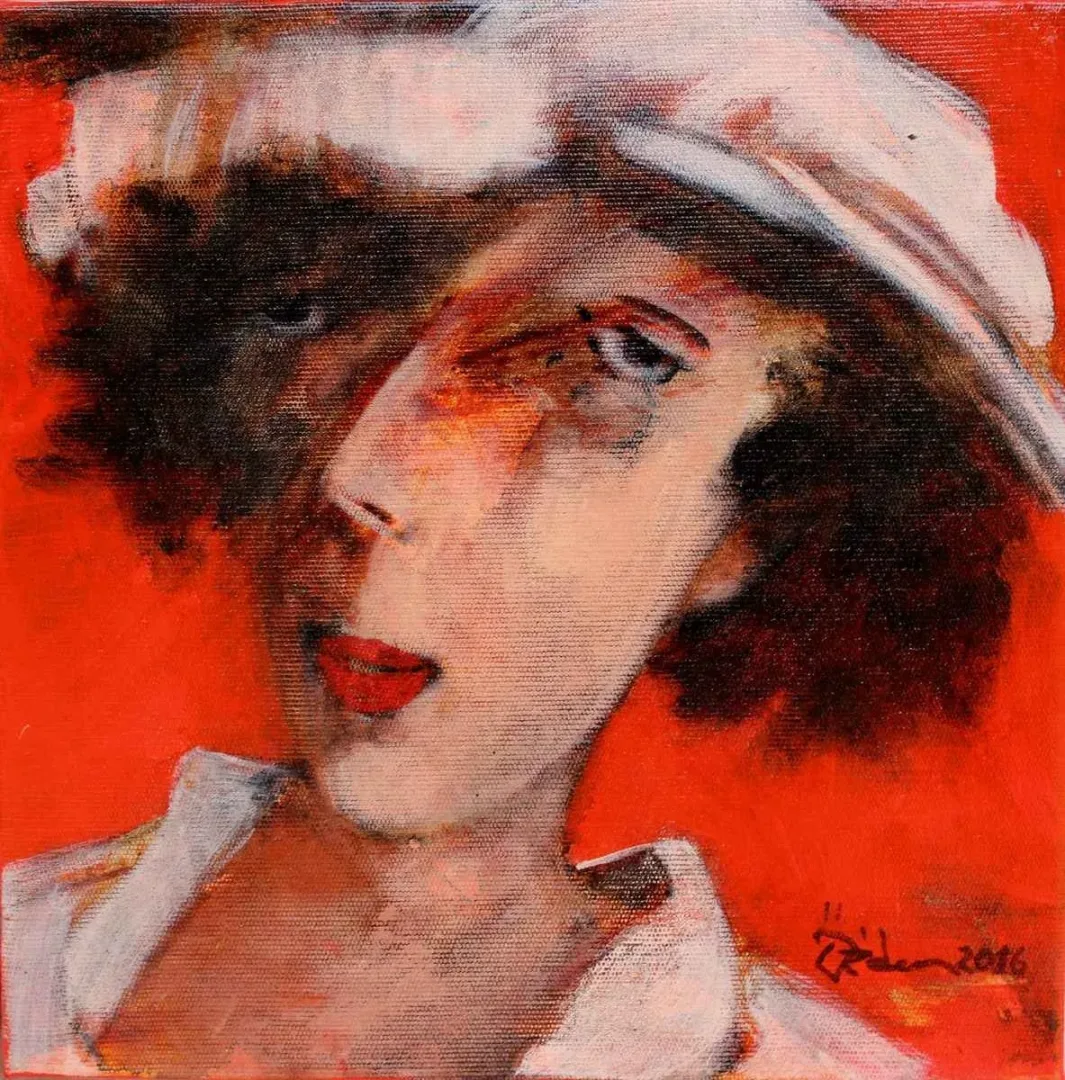 ÖZDEN GEZER — “isimsiz”, 2016 "isimsiz" eseri ÖZDEN GEZER tarafından 2016 yılında 25x25 cm ölçülerinde Tuval üzeri yağlı boya tekniği ile yapılmıştır.