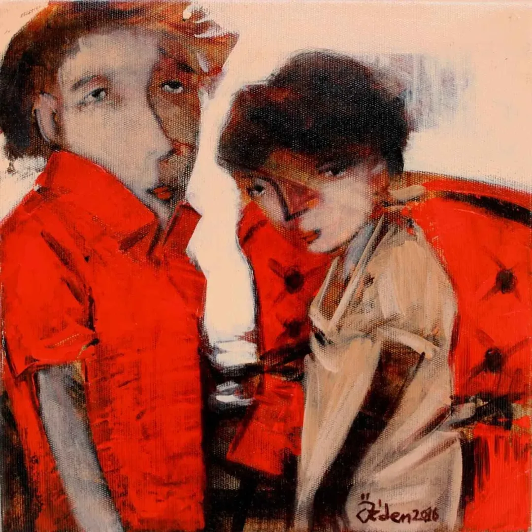 ÖZDEN GEZER — “isimsiz”, 2016 "isimsiz" eseri ÖZDEN GEZER tarafından 2016 yılında 25x25 cm ölçülerinde Tuval üzeri yağlı boya tekniği ile yapılmıştır.