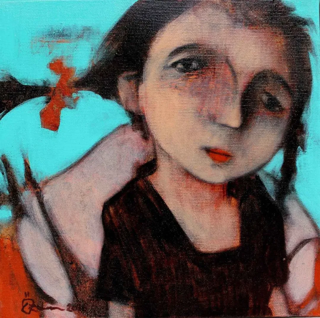 ÖZDEN GEZER — “isimsiz”, 2016 "isimsiz" eseri ÖZDEN GEZER tarafından 2016 yılında 25x25 cm ölçülerinde Tuval üzeri yağlı boya tekniği ile yapılmıştır.