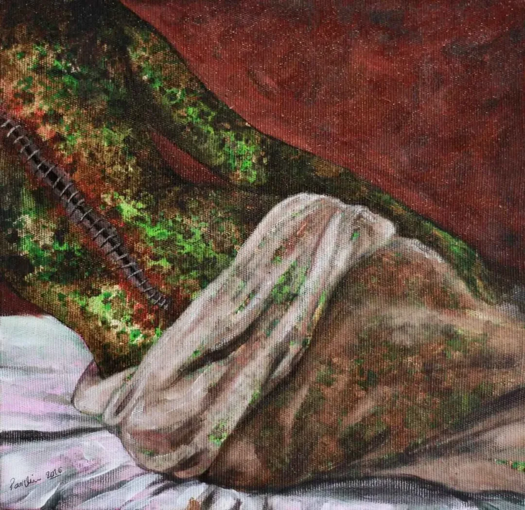 PARVİN GHORBANZADEH DİZAJİ — “isimsiz”, 2016 "isimsiz" eseri PARVİN GHORBANZADEH DİZAJİ tarafından 2016 yılında 25x25 cm ölçülerinde Tuval üzeri yağlı boya tekniği ile yapılmıştır.