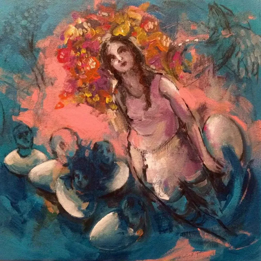 PERUZE HAMURCU — “isimsiz”, 2016 "isimsiz" eseri PERUZE HAMURCU tarafından 2016 yılında 25x25 cm ölçülerinde Tuval üzeri yağlı boya tekniği ile yapılmıştır.
