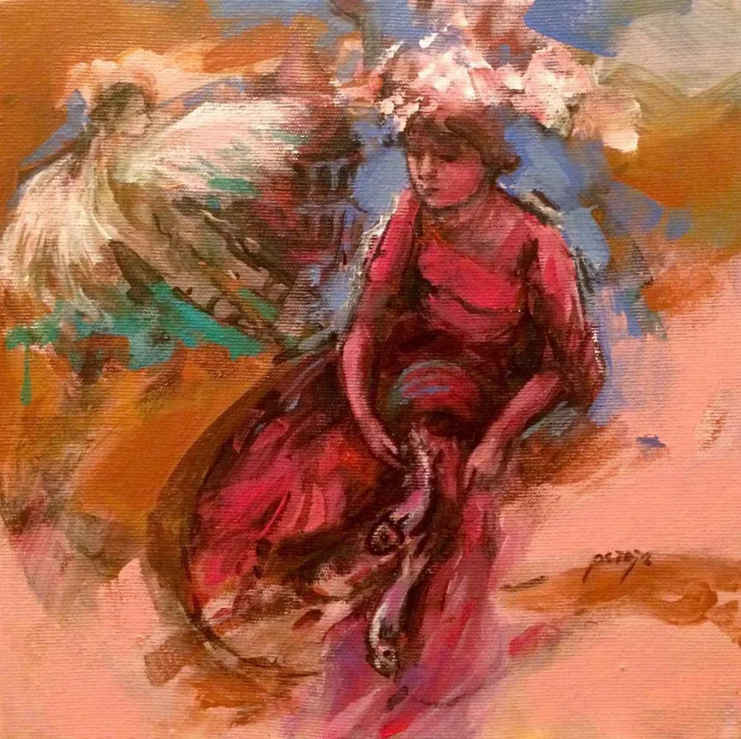 PERUZE HAMURCU — “isimsiz”, 2016 "isimsiz" eseri PERUZE HAMURCU tarafından 2016 yılında 25x25 cm ölçülerinde Tuval üzeri yağlı boya tekniği ile yapılmıştır.