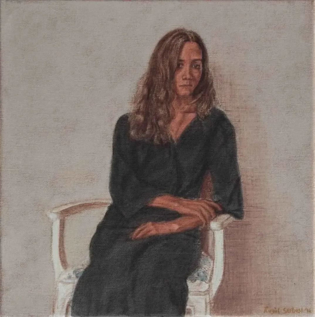 RUGÜL SERBEST — “isimsiz”, 2016 "isimsiz" eseri RUGÜL SERBEST tarafından 2016 yılında 25x25 cm ölçülerinde Tuval üzeri yağlı boya tekniği ile yapılmıştır.