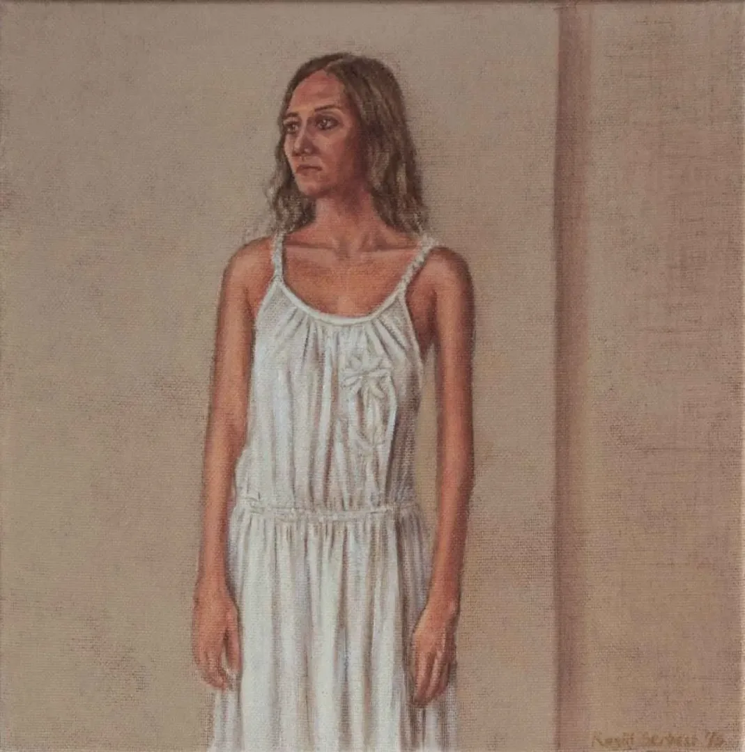 RUGÜL SERBEST — “isimsiz”, 2016 "isimsiz" eseri RUGÜL SERBEST tarafından 2016 yılında 25x25 cm ölçülerinde Tuval üzeri yağlı boya tekniği ile yapılmıştır.